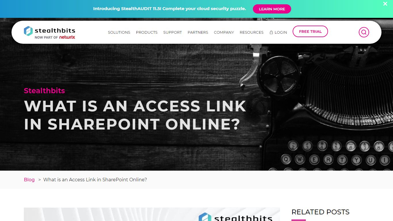 What is an Access Link in SharePoint Online?